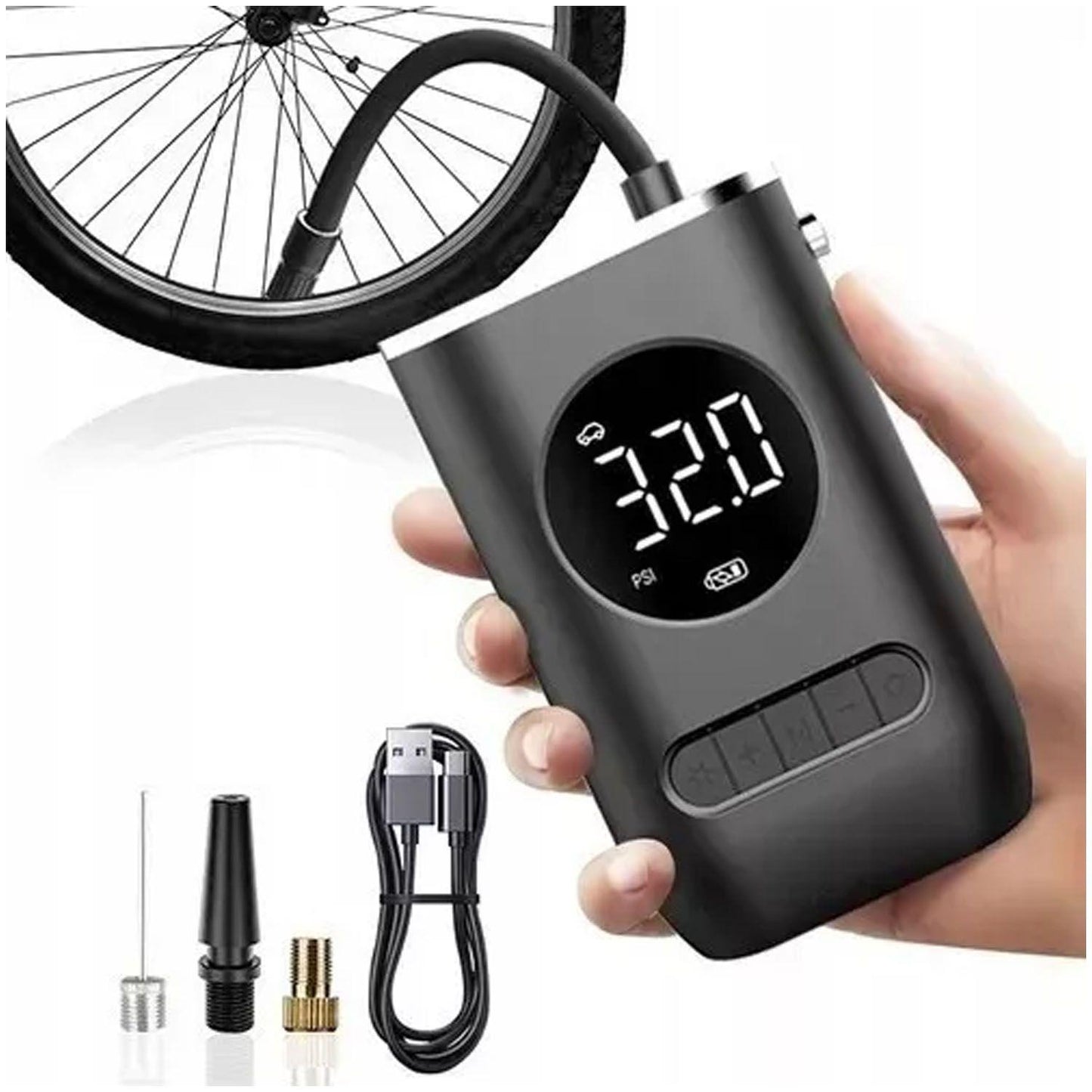 JUMPER DE VEHICULO TM15 + BOMBA DE AIRE KIT TODO EN UNO MD-10505